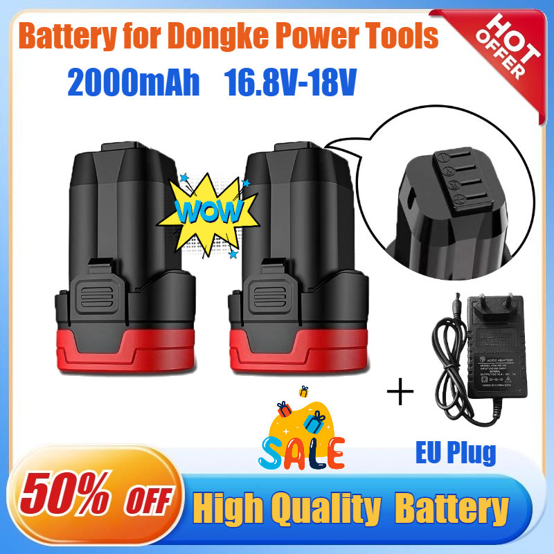 Power Tools Universal Battery - بطارية 16.8 فولت/18 فولت 2.0 أمبير