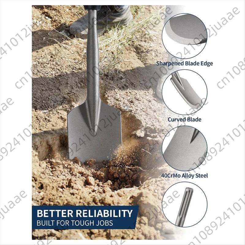 Hammer Drill Sds - لمجرف SDS Max Clay، 4-1/2 بوصة.