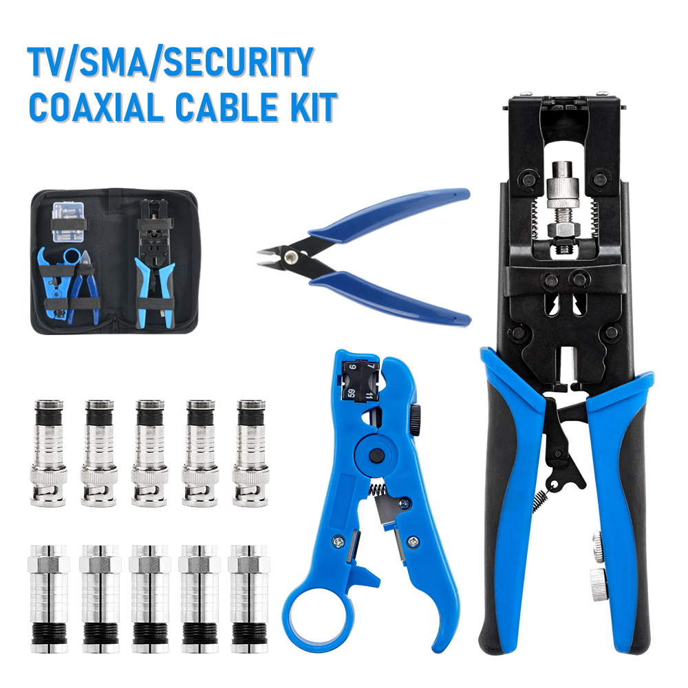 Power Tools America - مجموعة أدوات تركيب كاميرا CCTV كماشة