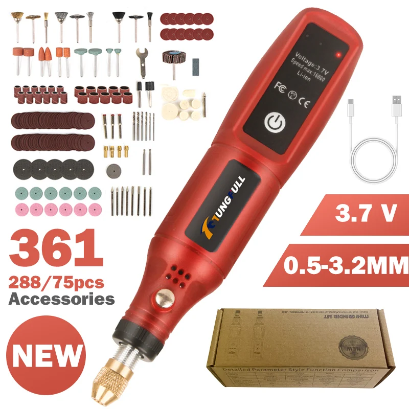 Power Tools Universal Battery - قلم نقش لاسلكي قابل لإعادة الشحن