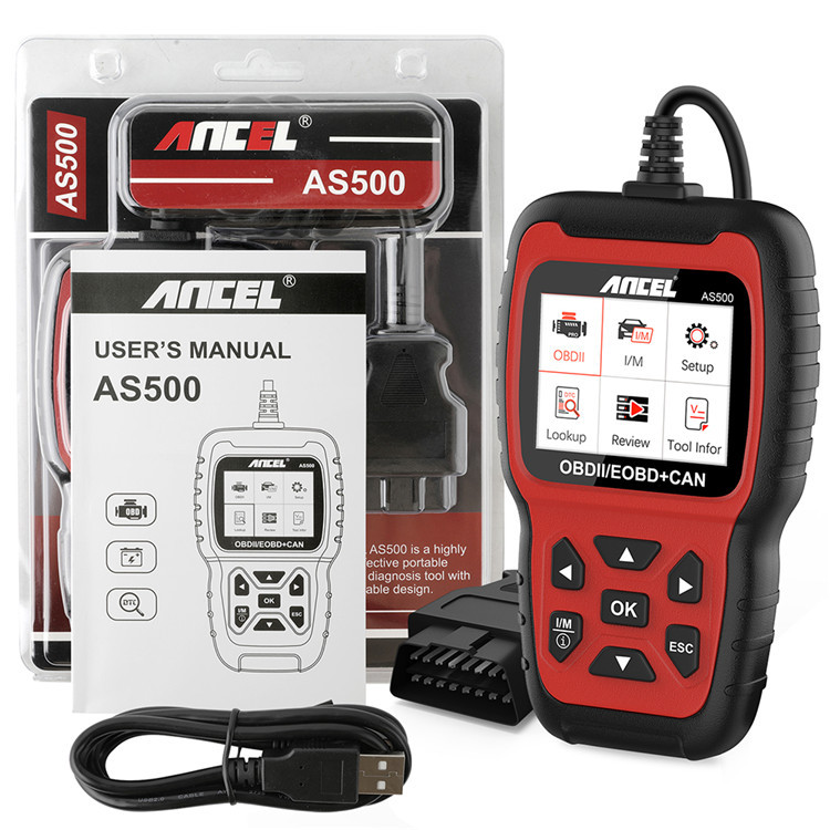 Ancel AS500 Obd2 الماسح الضوئي - مراجعة Power Tools English وسعره