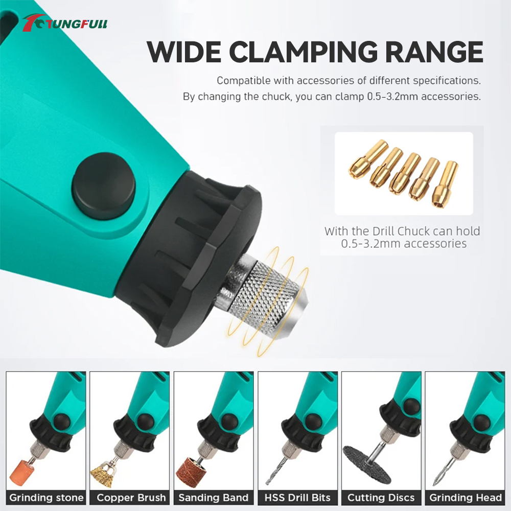 مجموعة مطحنة كهربائية صغيرة من - مراجعة Rotary Tool Kit وسعره
