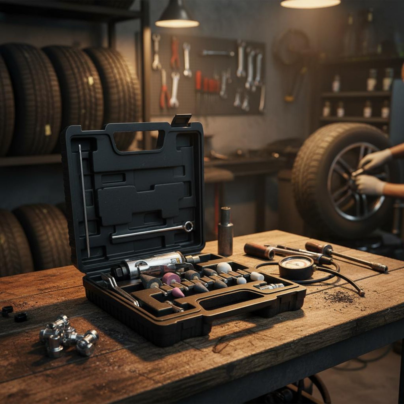 جلاخة إصلاح الإطارات الصناعية، - مراجعة Power Tools Repairs وسعره