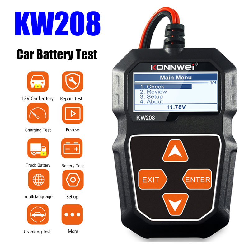 جهاز اختبار بطارية السيارة KON - مراجعة Power Tools English وسعره
