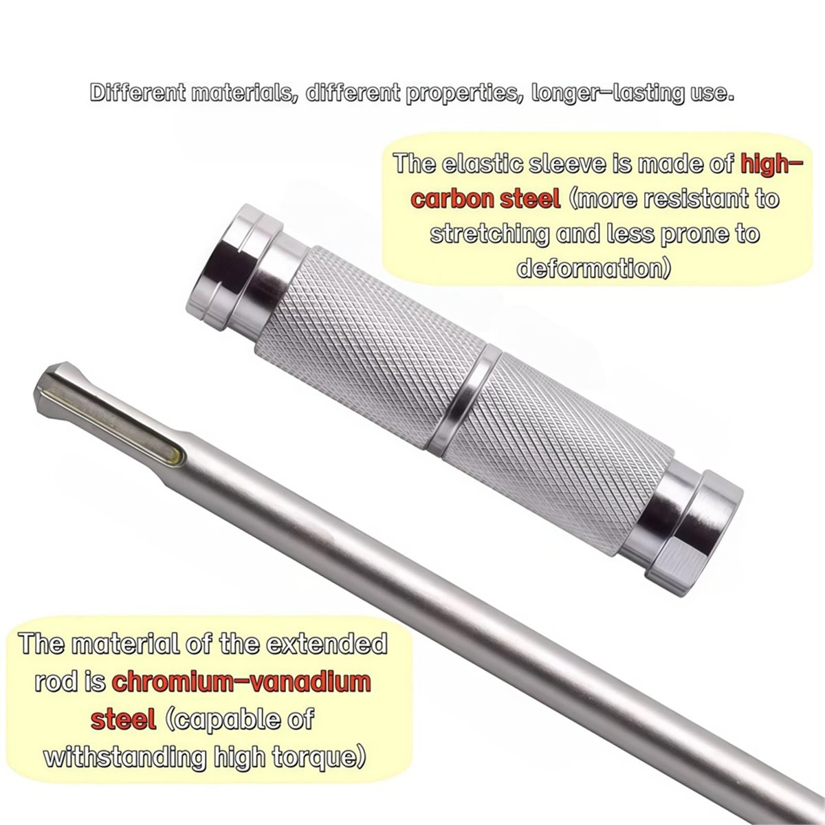 يتناسب مع 3 قطع من قضبان التمد - مراجعة Hammer Drill Sds وسعره