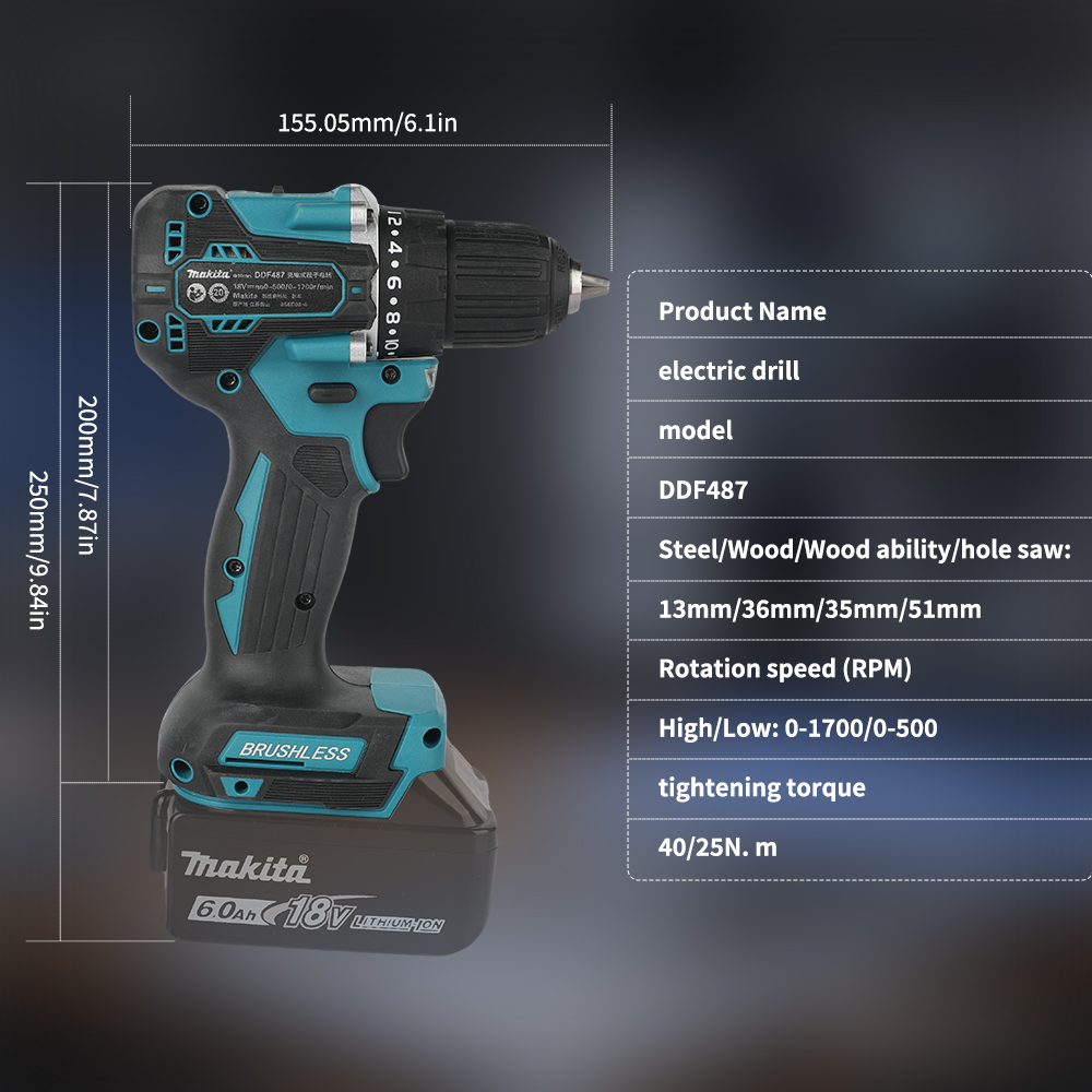 مثقاب لاسلكي بدون فرشاة 18 فول - مراجعة Power Tools Universal Battery وسعره