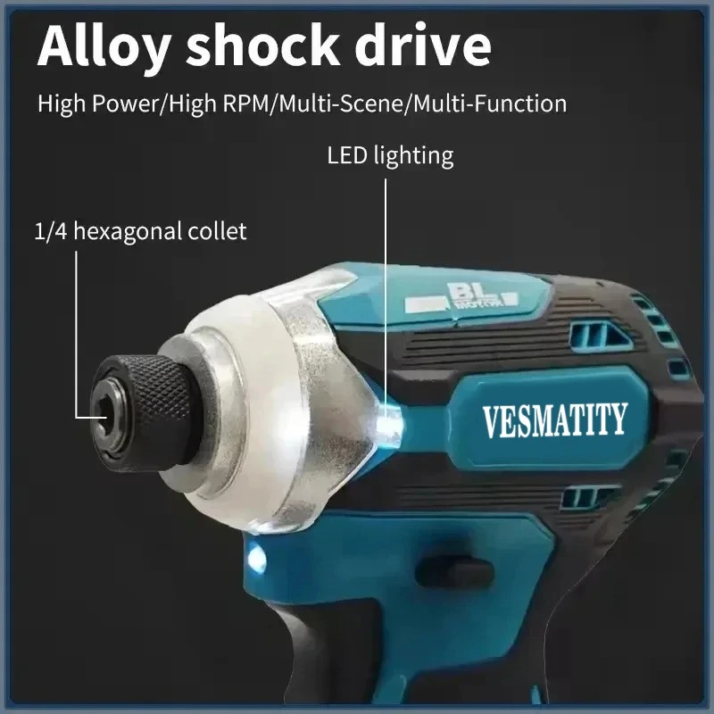مفك براغي لاسلكي بمحرك بدون فر - مراجعة Power Tools Battery Repair وسعره