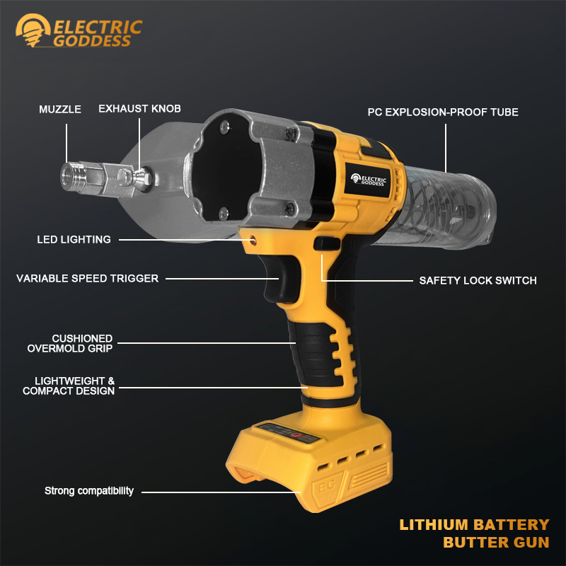 مسدس شحوم كهربائي لسيارة ديوال - مراجعة Power Tools Universal Battery وسعره